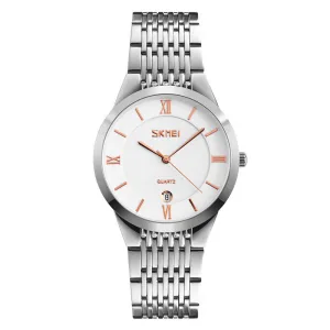 Women's fashion single calendar steel strap watch W2391839