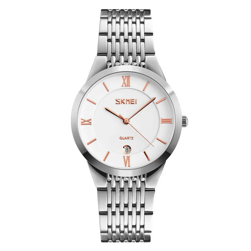 Women's fashion single calendar steel strap watch W2391839